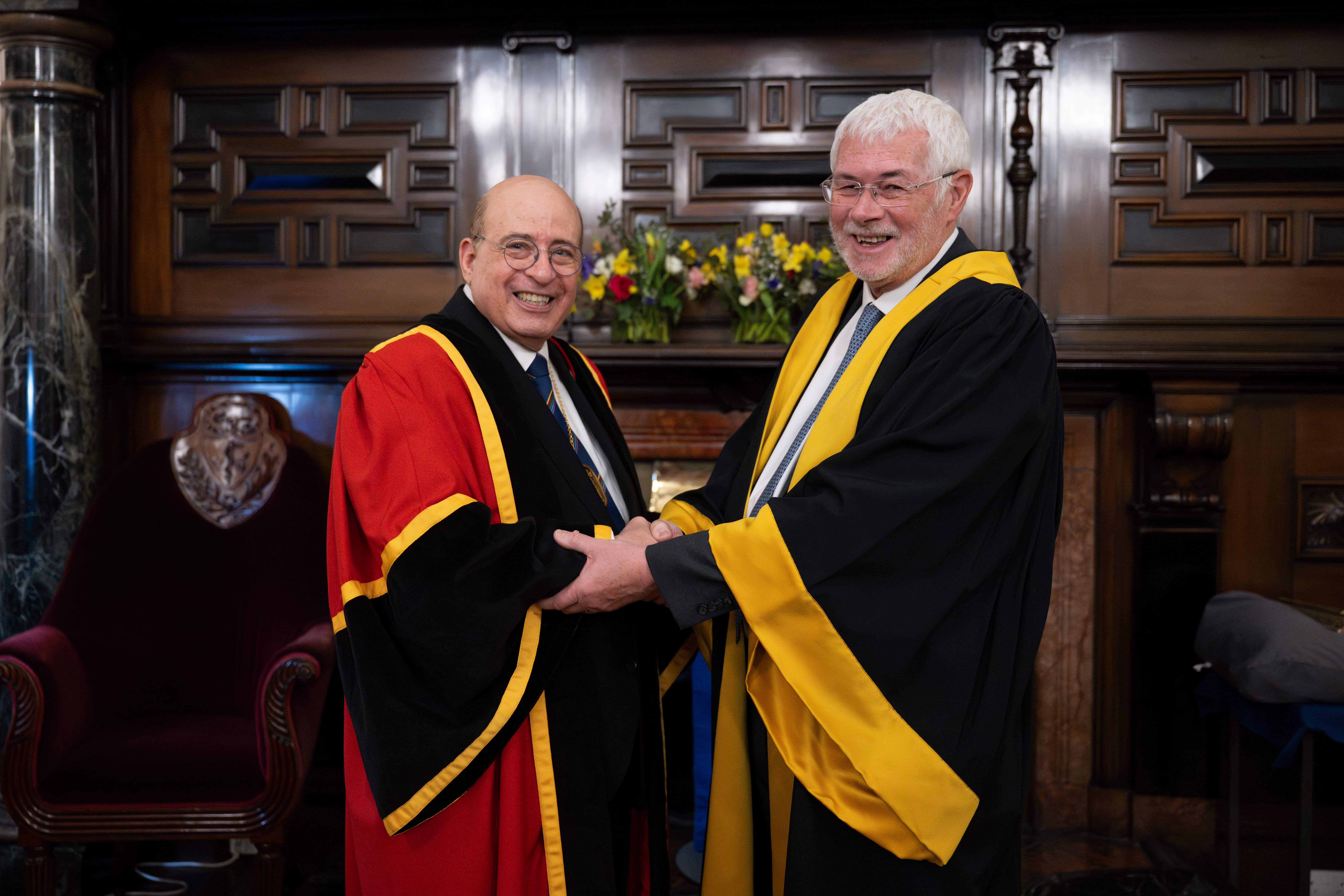 President with Professor Richens
